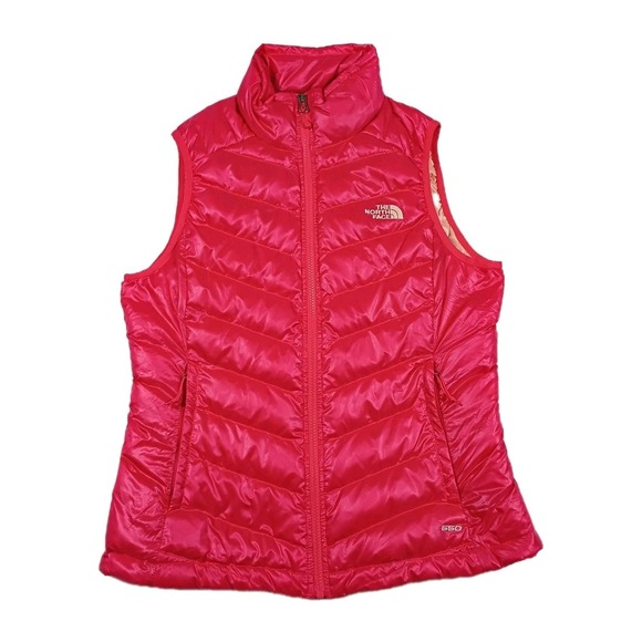The North Face Jackets & Blazers - The North Face 550 Puffer Vest Goose Down  Pink Fuscia Full‎ Zip Women's Medium
